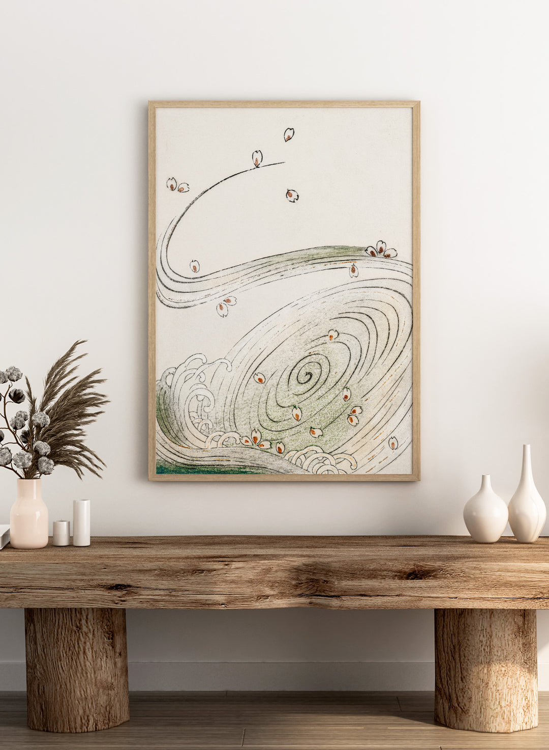 Watanabe Seitei Wind and Flower Art Print