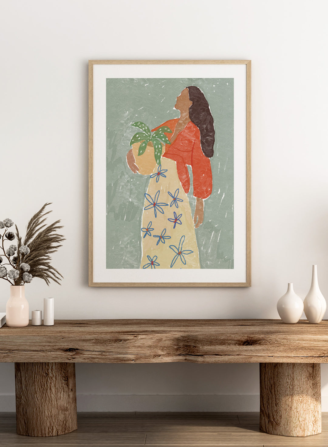 'The Plant Keeper' Aesthetic Art Print
