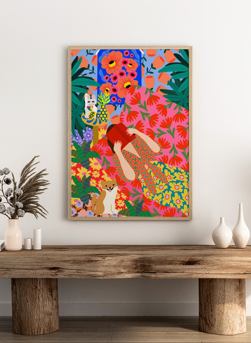 Rafaela Mascaro - Patterned Escape Art Print