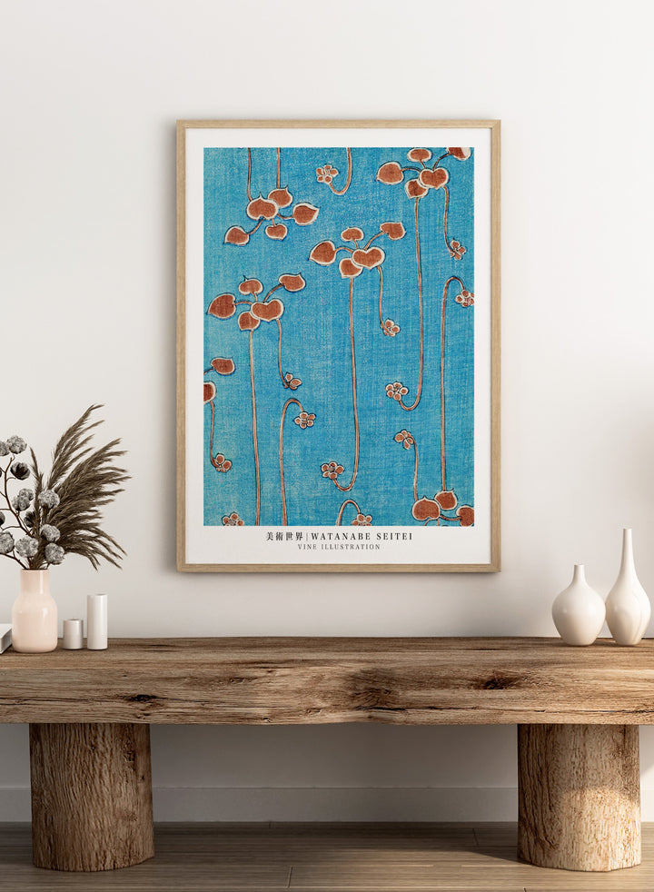 Watanabe Seitei Vine Illustration Art Print