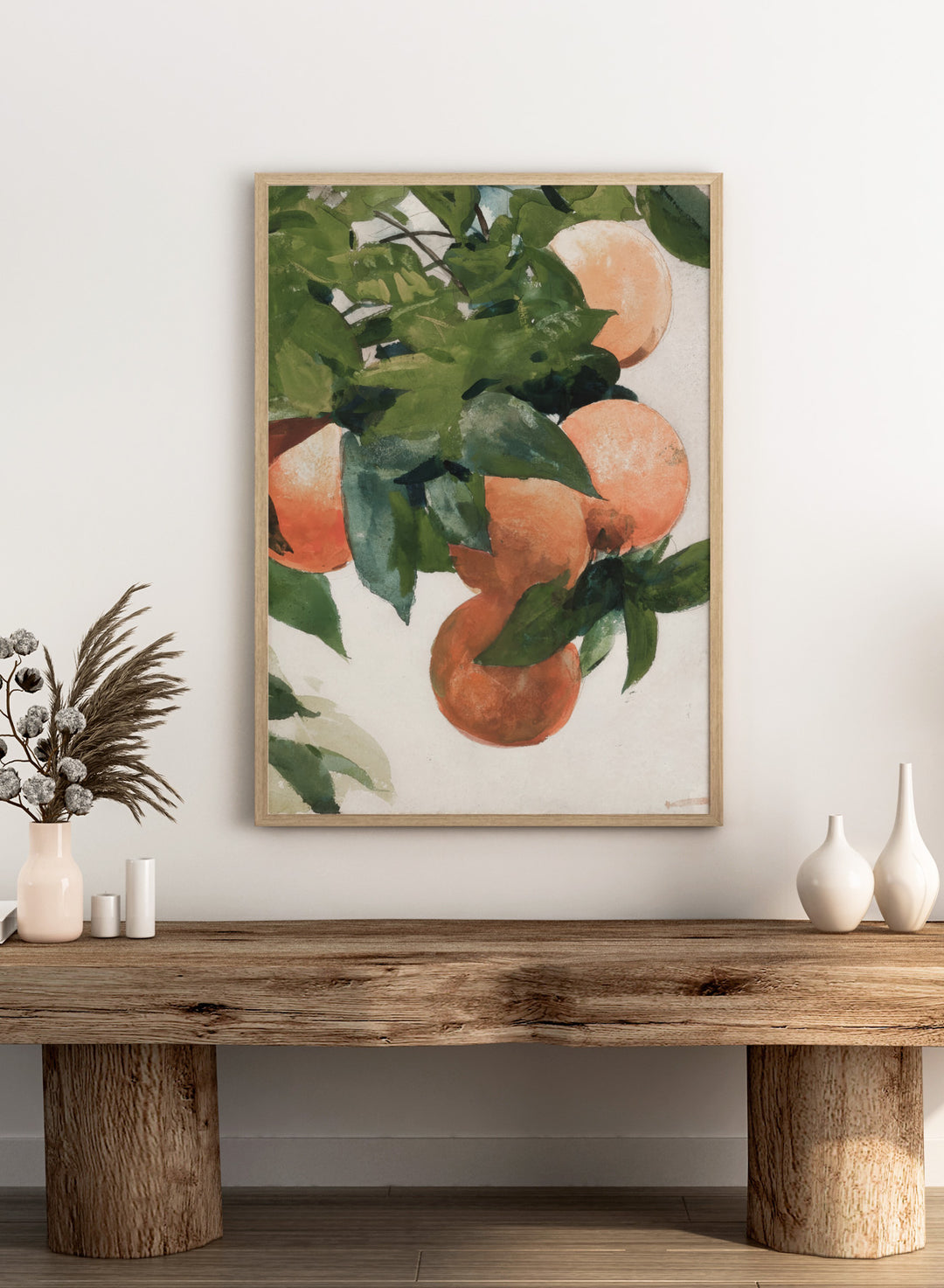 "Oranges on a Branch" Art Print