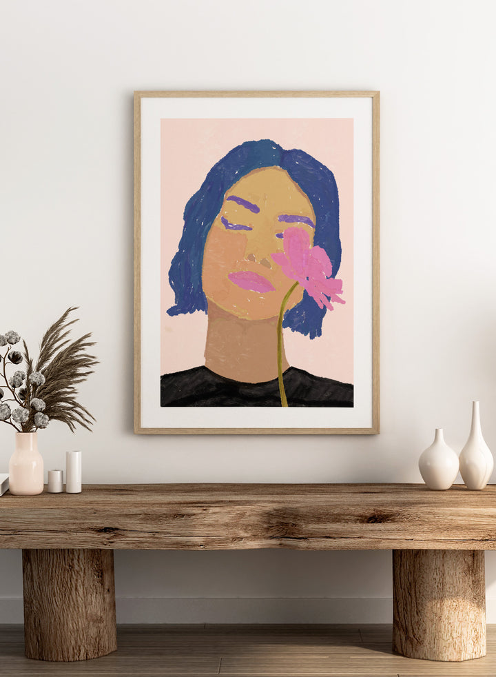 'Lost in Thought' Aesthetic Art Print