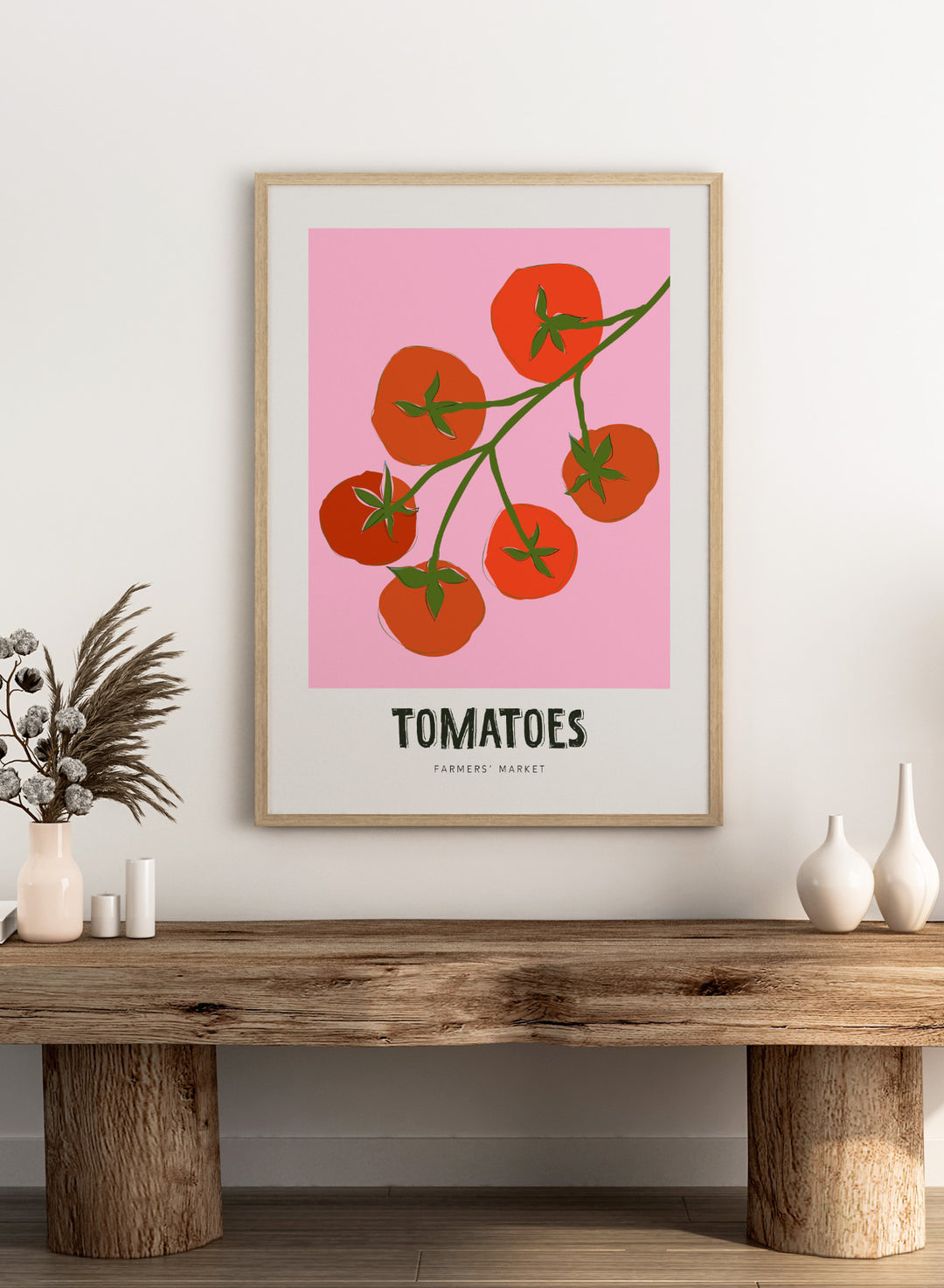 ‘Tomatoes on the Vine’ Aesthetic Art Print
