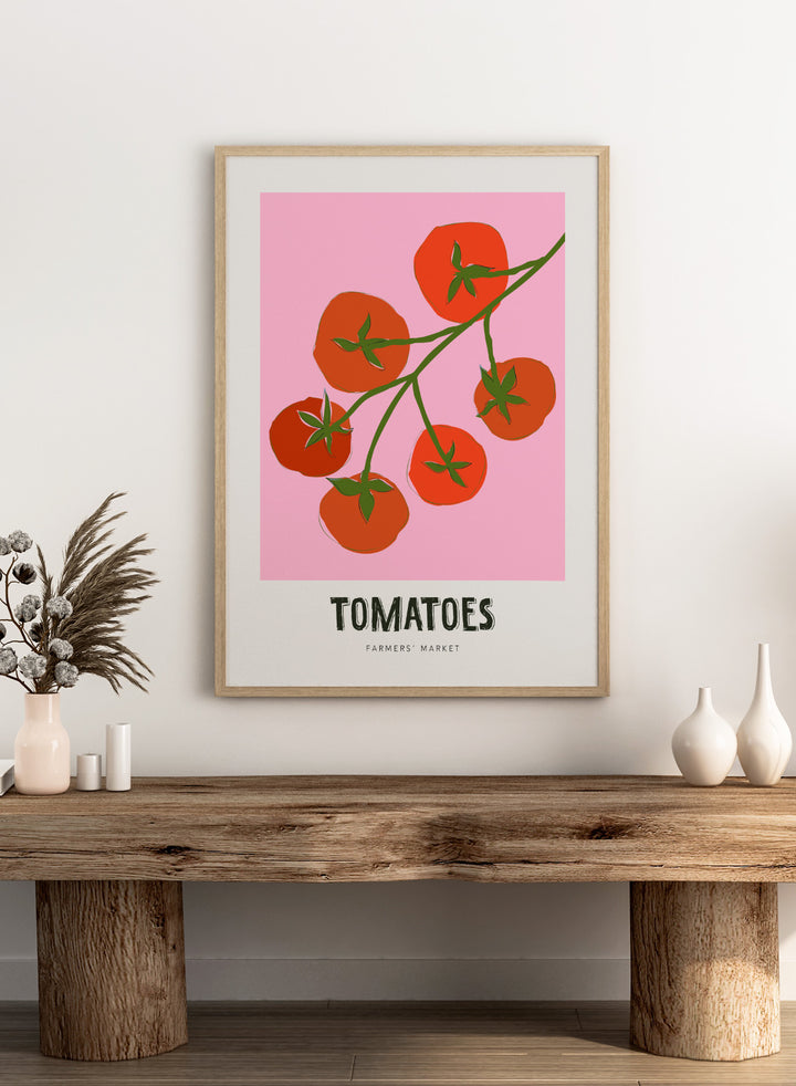 ‘Tomatoes on the Vine’ Aesthetic Art Print