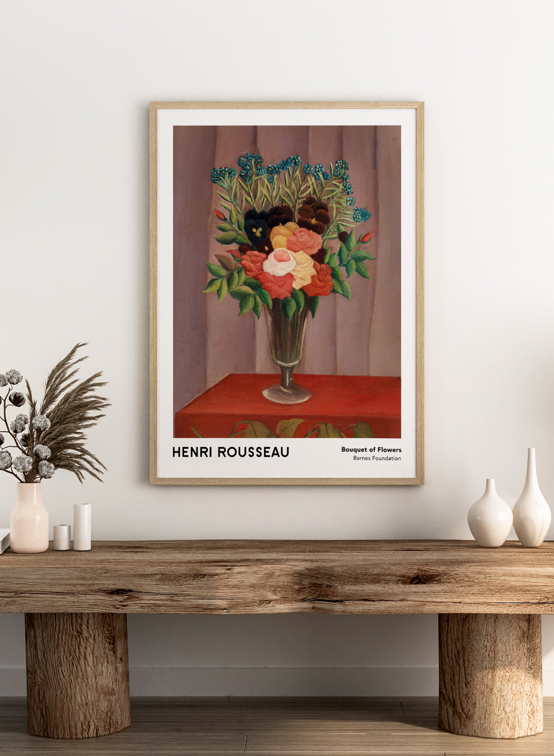 Henri Rousseau Bouquet of Flowers Art Print