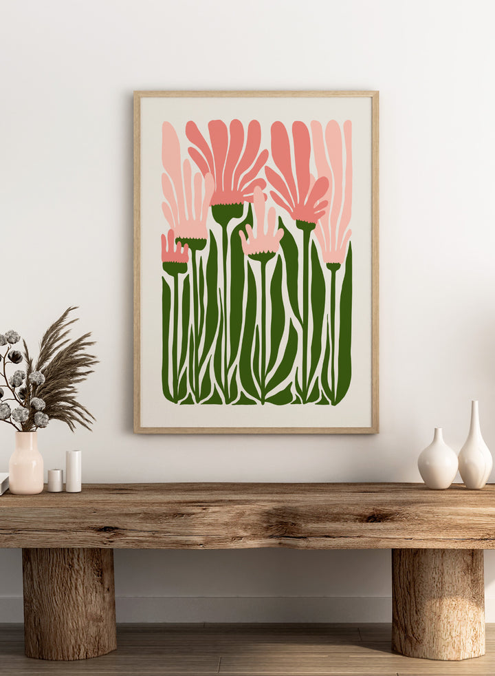 Abstract Botanical Art Print #FM100