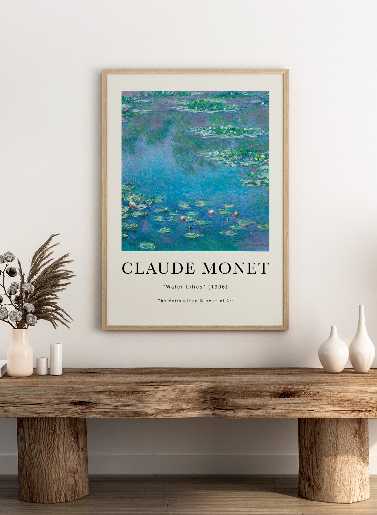 Claude Monet Water Lilies 1906 Vintage Poster Art Print – Sugar
