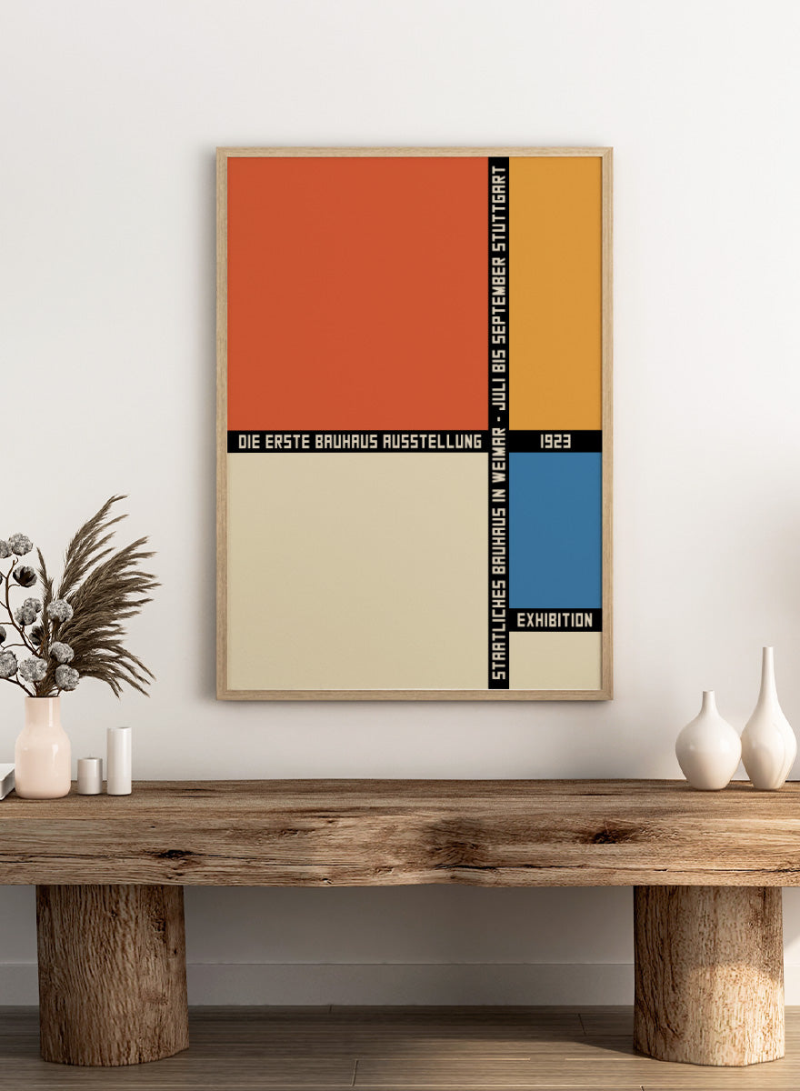 Bauhaus Geometric Color Block Art Print