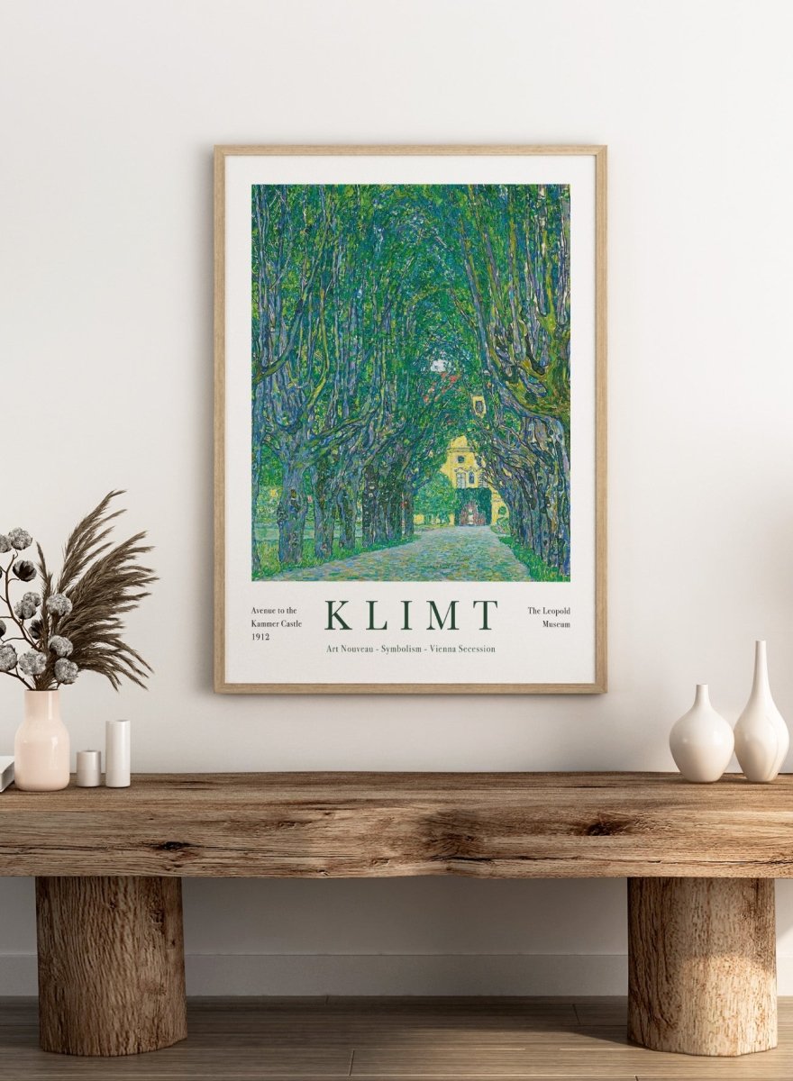 Gustav Klimt Avenue to the Kammer Castle 1912 Vintage Exhibition