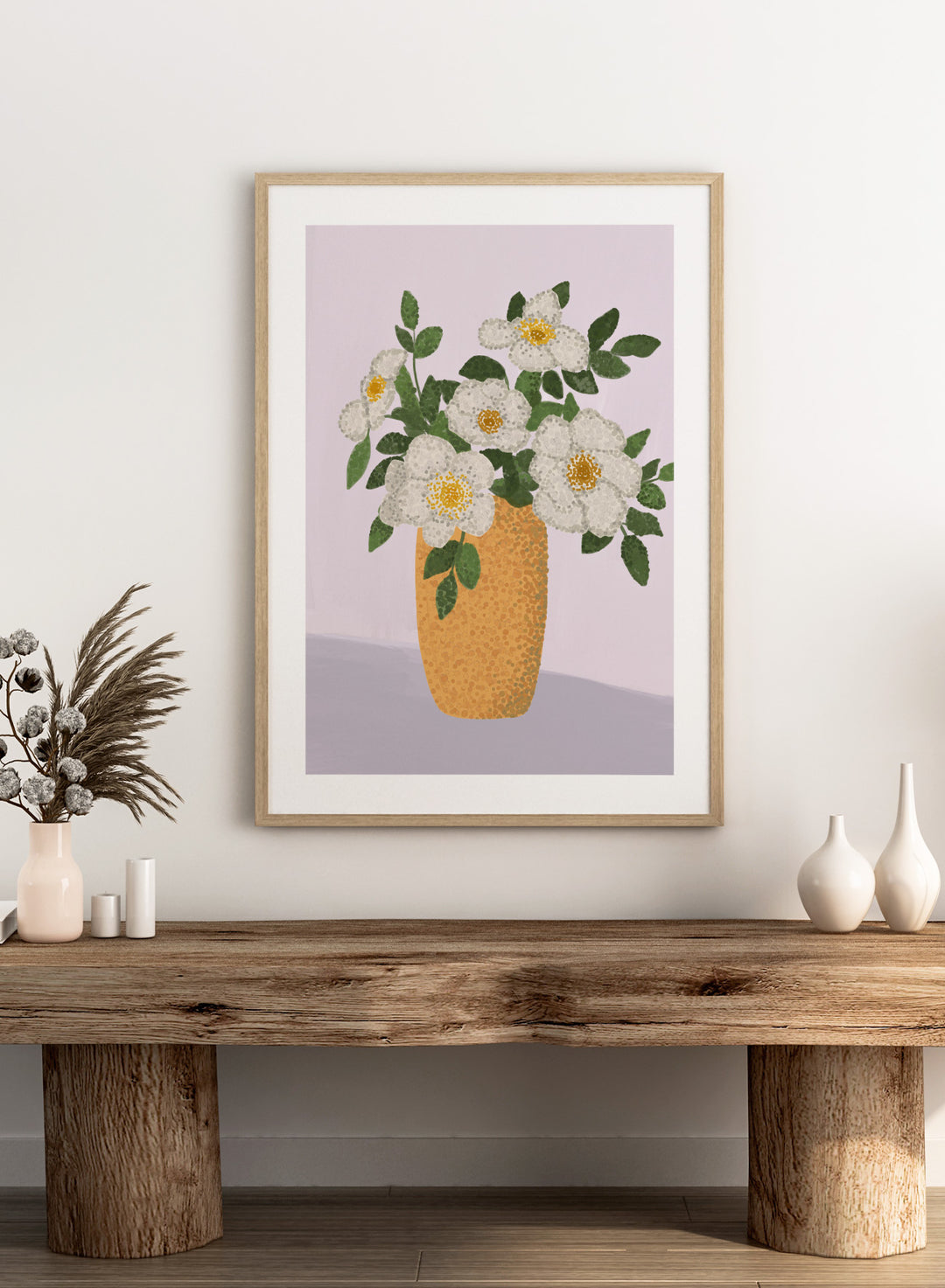 'Yellow Vase' Aesthetic Art Print