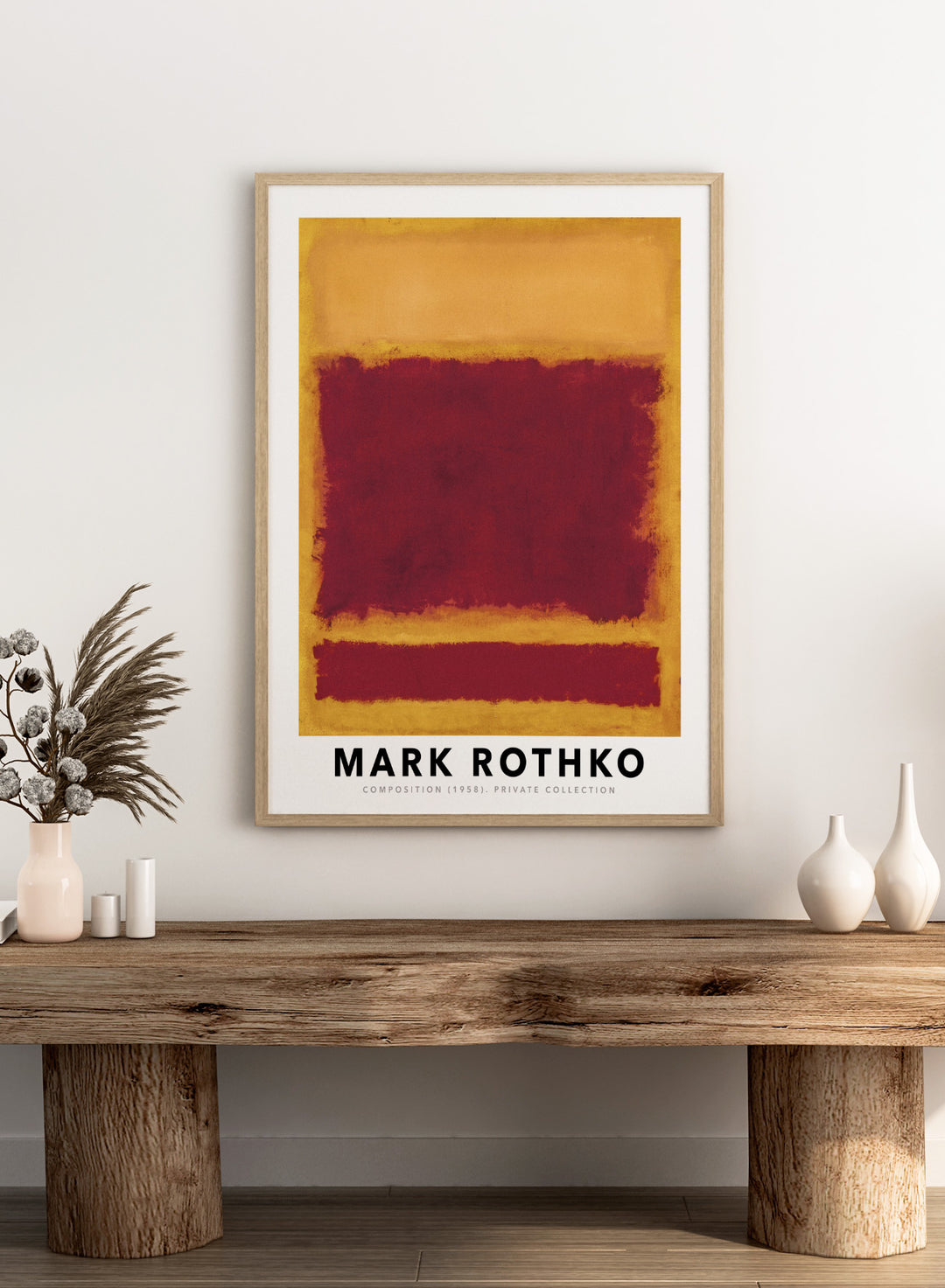 Mark Rothko Composition 1958 Art Print