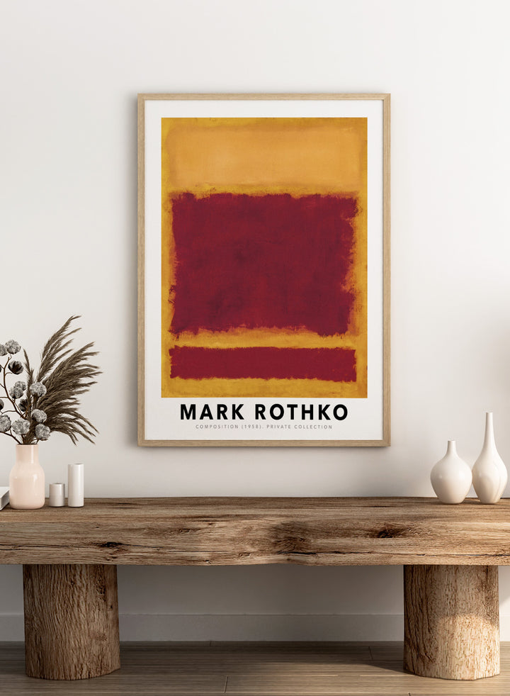 Mark Rothko Composition 1958 Art Print