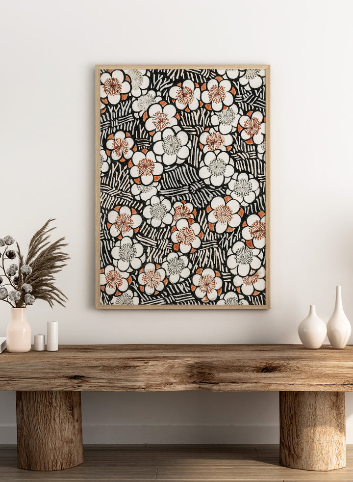 Watanabe Seitei Floral Pattern Art Print