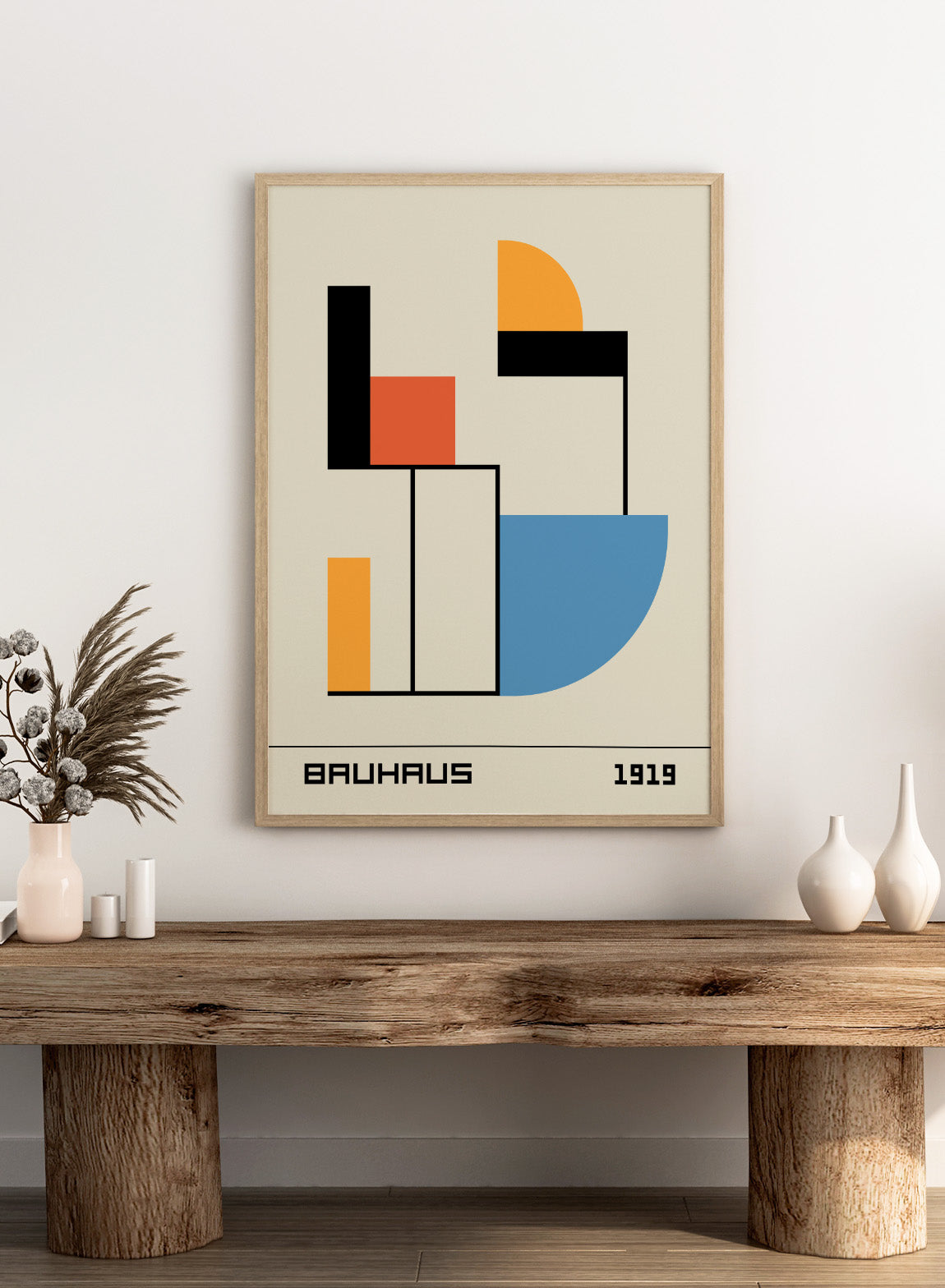 Bauhaus Geometric Shapes 1919 Art Print | Bauhaus Ausstellung