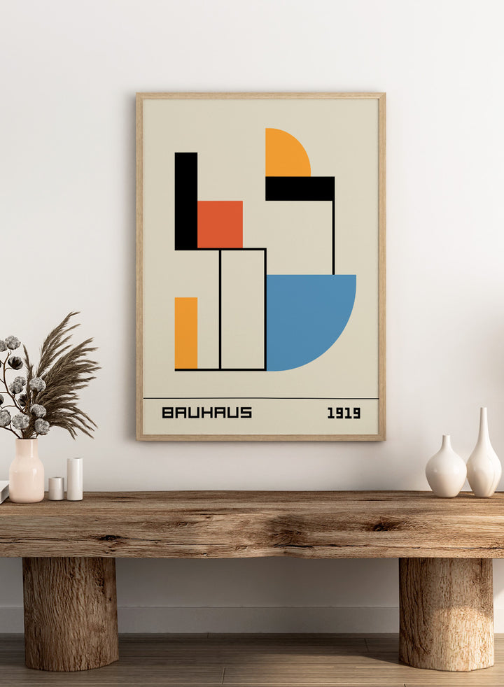Bauhaus 1919 Abstract Geometric Art Print BH58
