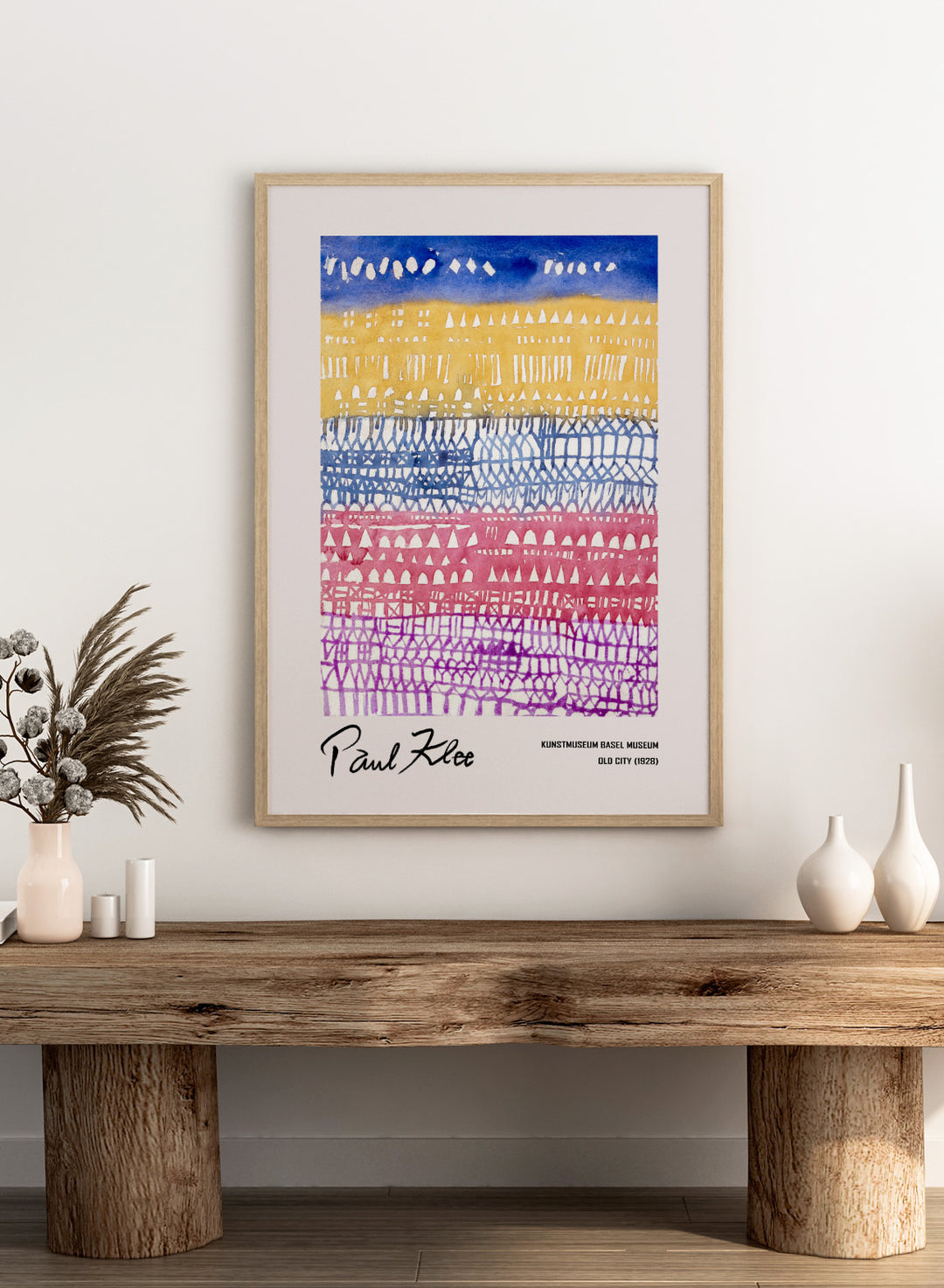 Paul Klee Old City 1928 Art Print