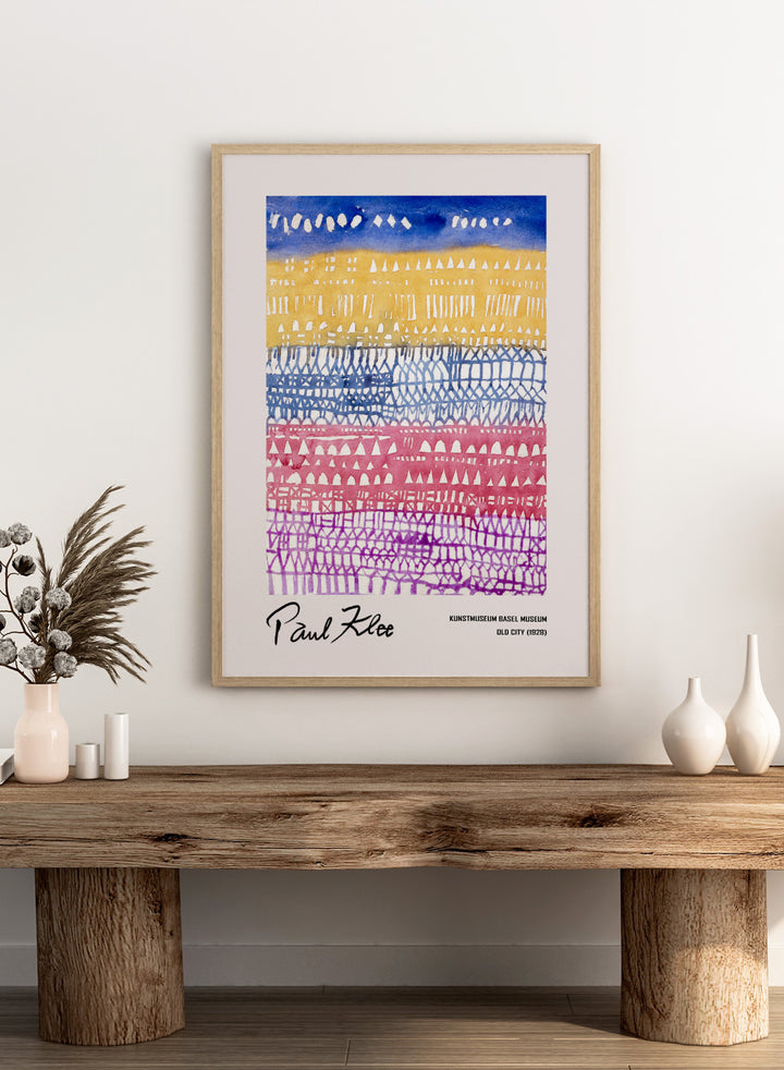 Paul Klee Old City 1928 Art Print