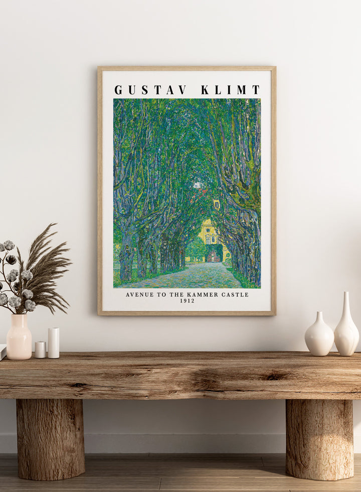 Gustav Klimt Avenue to the Kammer Castle 1912 Art Print
