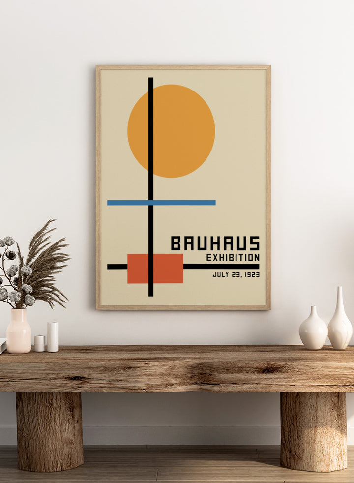 Bauhaus Geometric Shapes Art Print