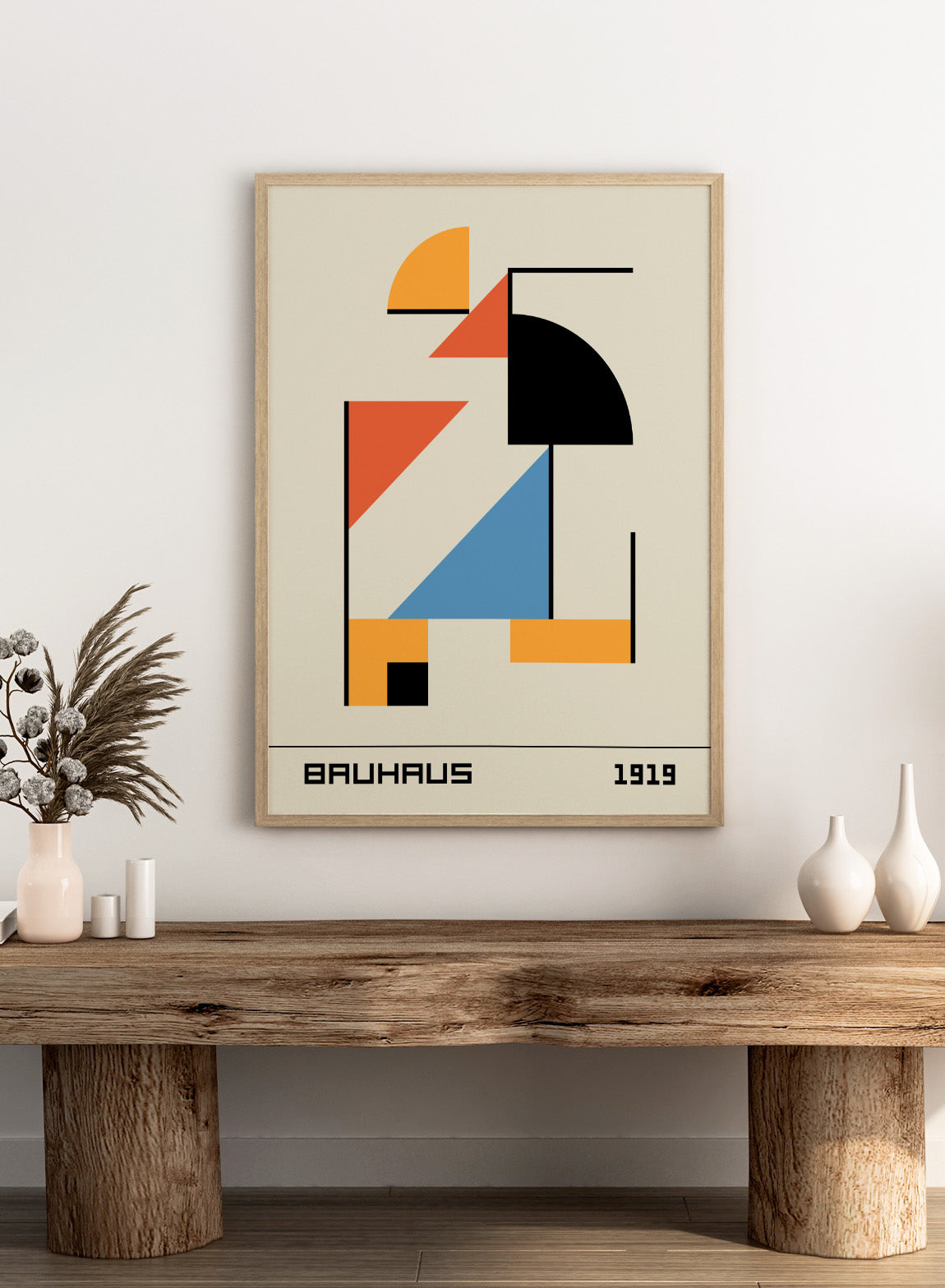 Bauhaus Geometric Shapes 1919 Art Print | Bauhaus Ausstellung