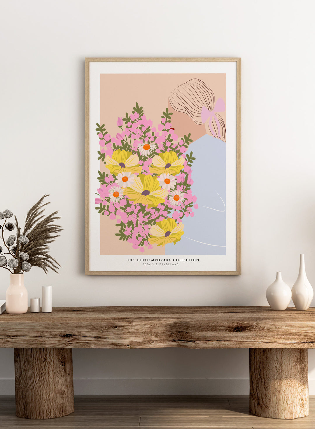 'Petals and Daydreams' Aesthetic Art Print