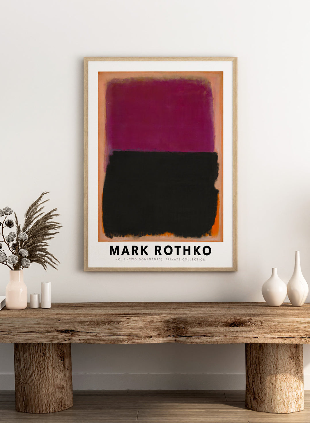 Mark Rothko No. 4 (Two Dominants) Art Print