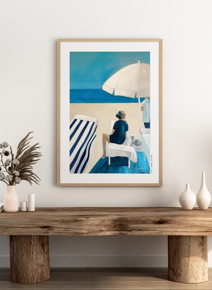 Awol Art Alex - Beach Day Serenity Art Print