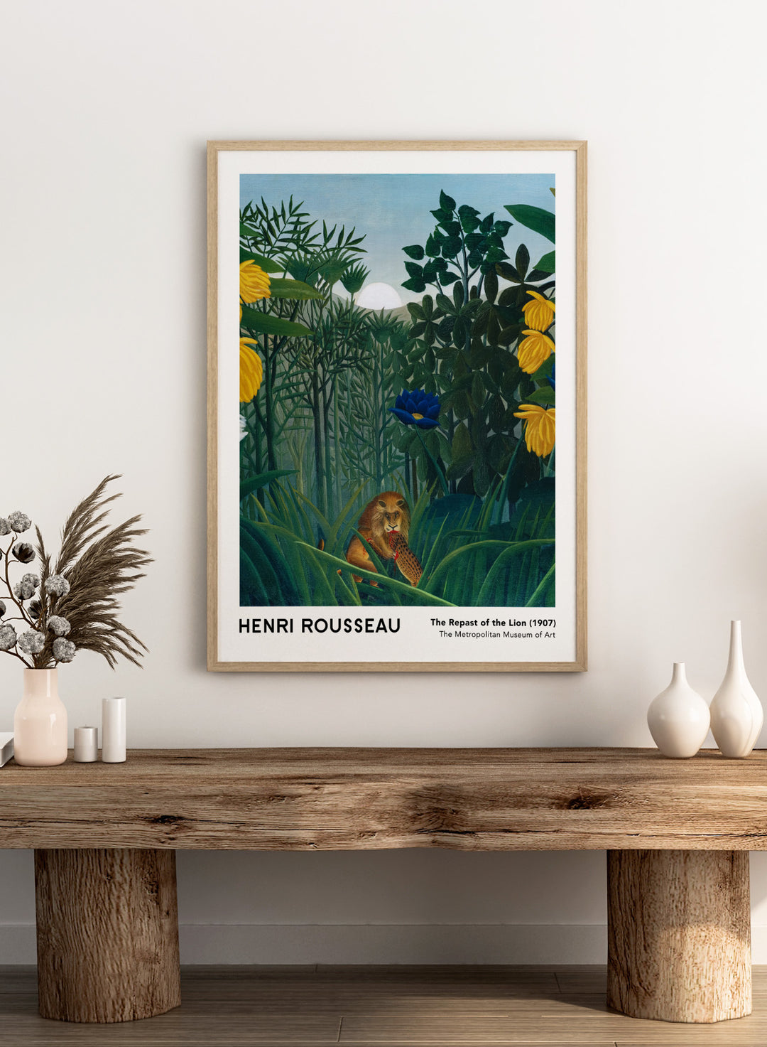 Henri Rousseau The Repast of the Lion 1907 Art Print