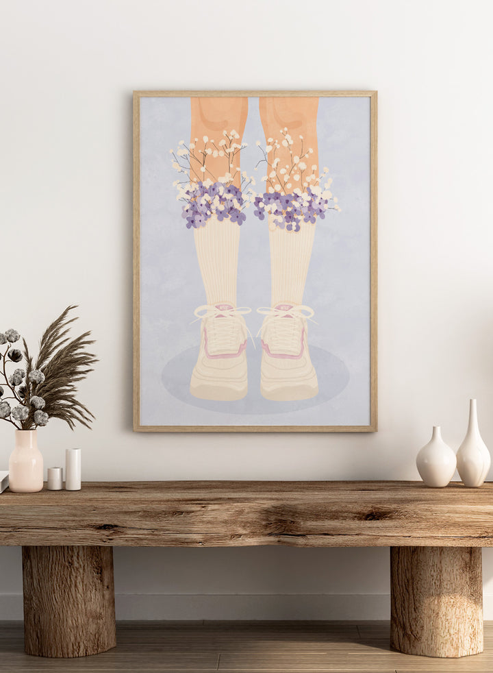 A stylized illustration of a person&
