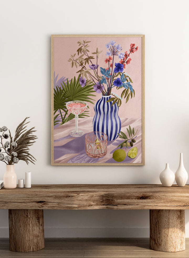 Goed Blauw - Lilac Summer Art Print
