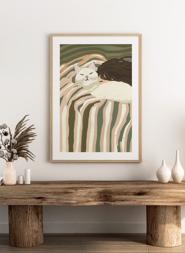'Afternoon Nap' Aesthetic Art Print