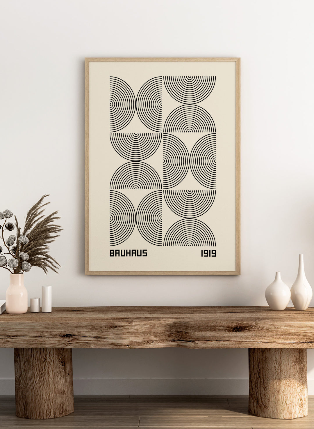 Bauhaus 1919 Geometric Lines Art Print BH64