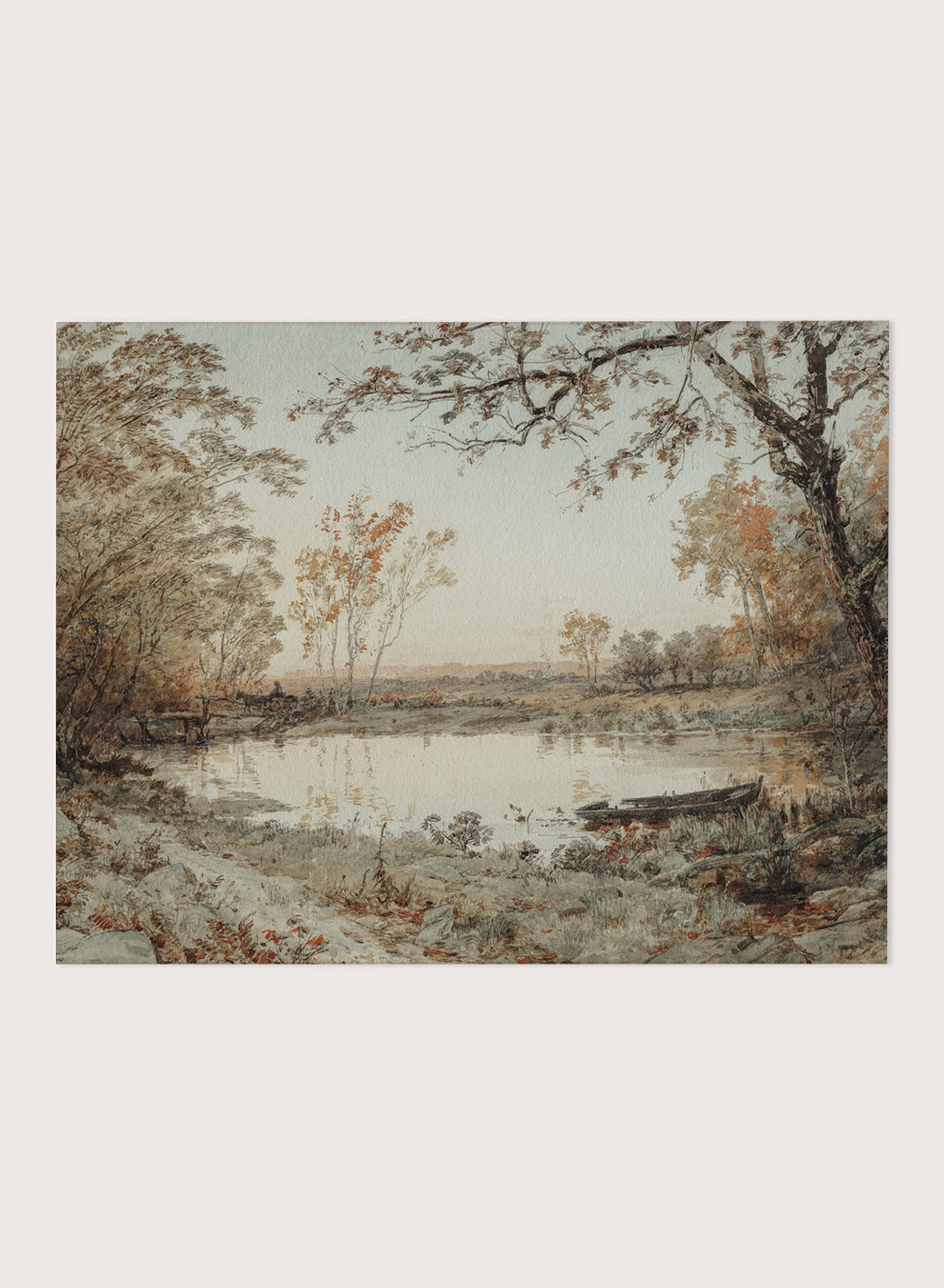 "Landscape (Hastings-on-Hudson)" Art Print