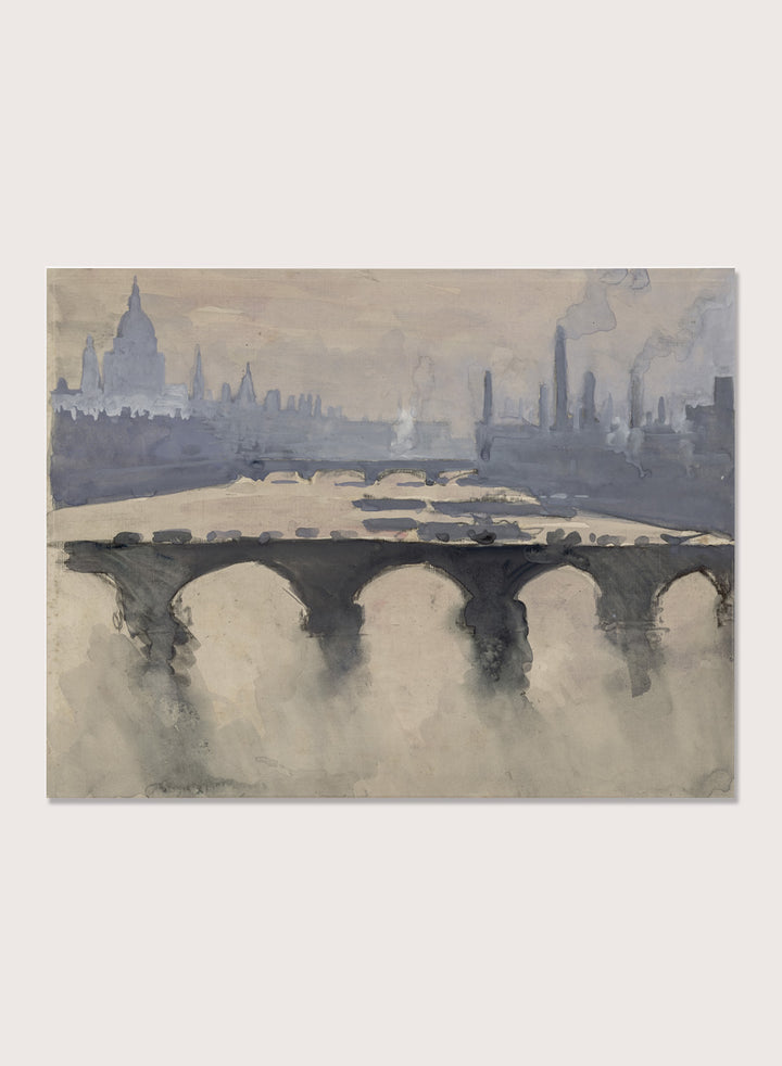 "Out of My London Window" Art Print