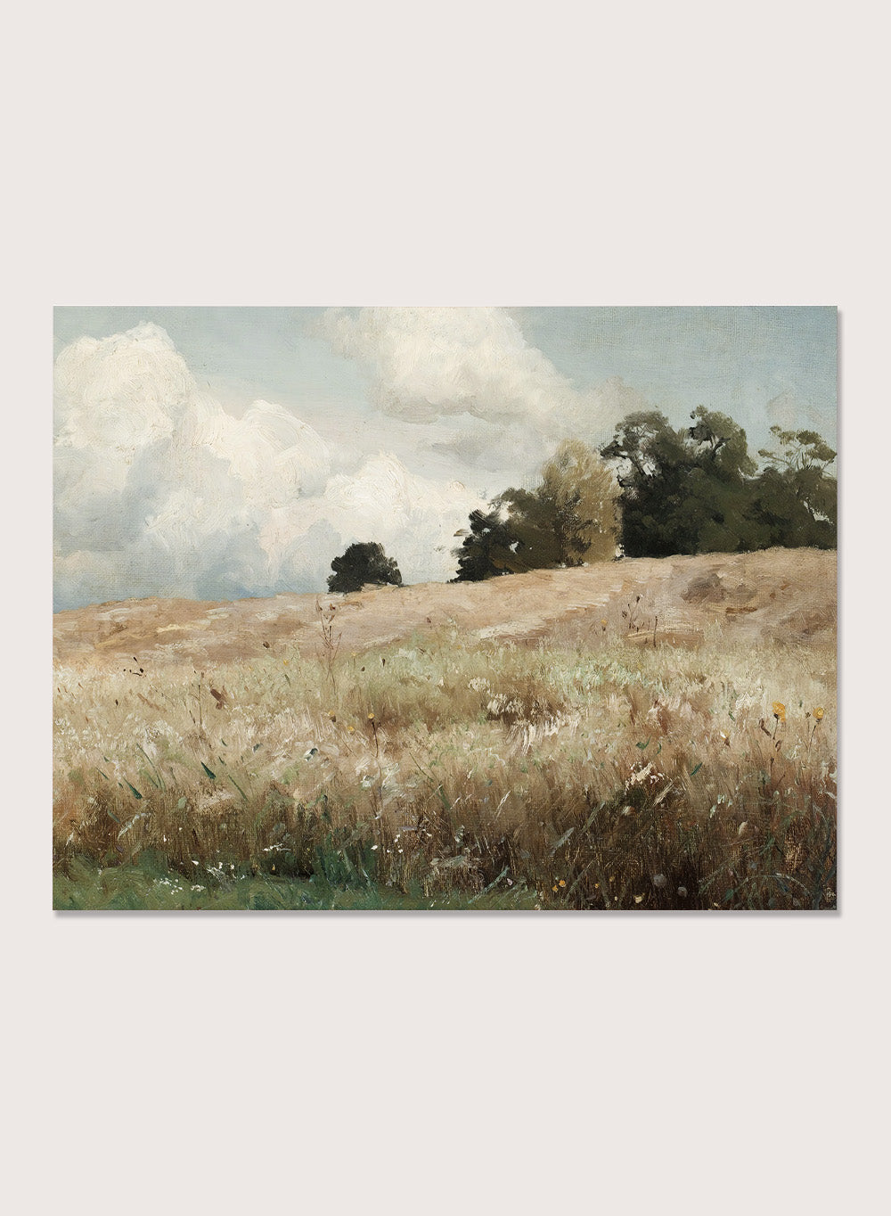 "Sädesfält, Landscape Study" Art Print
