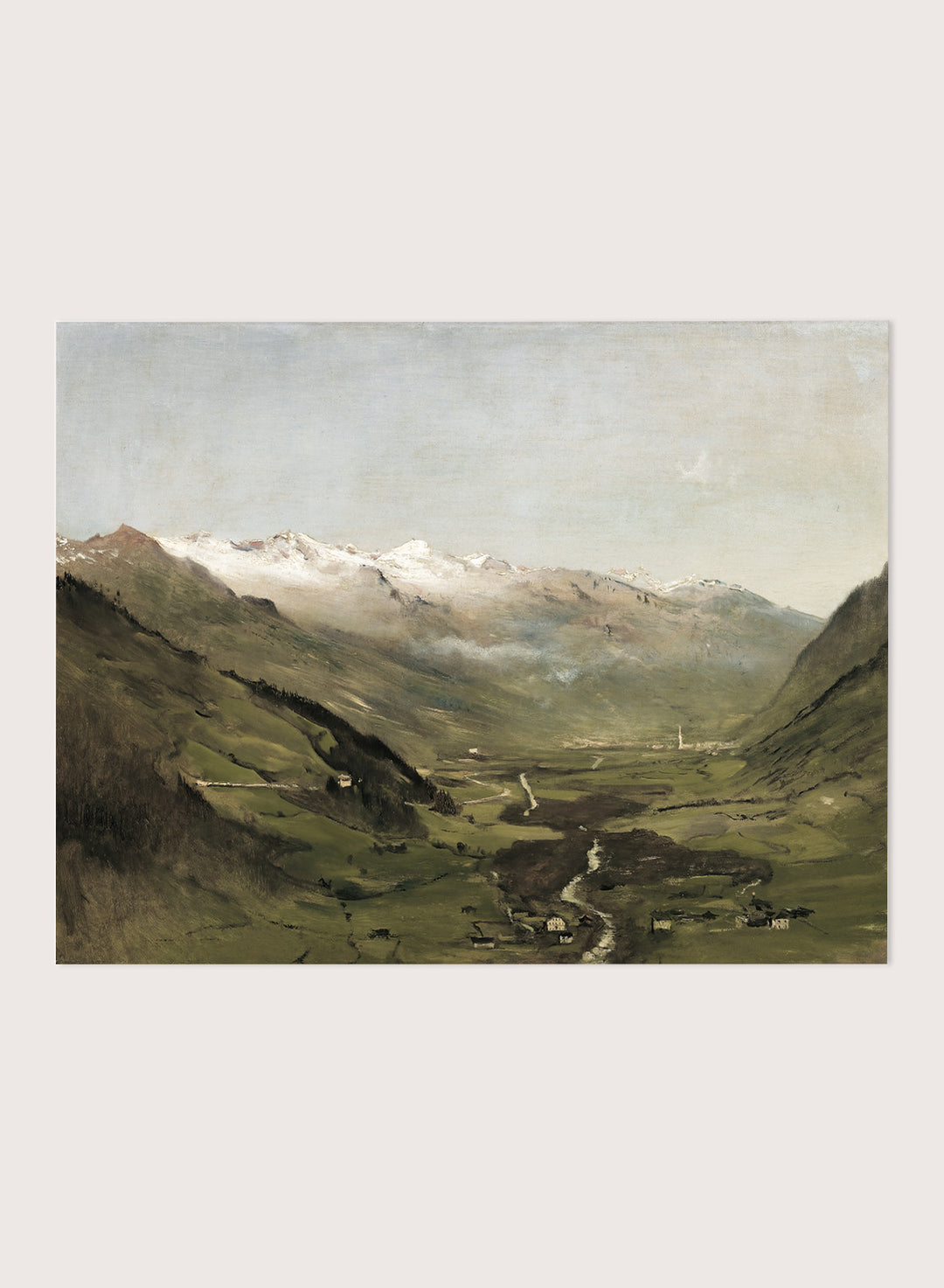 "The Gastein Valley" Art Print