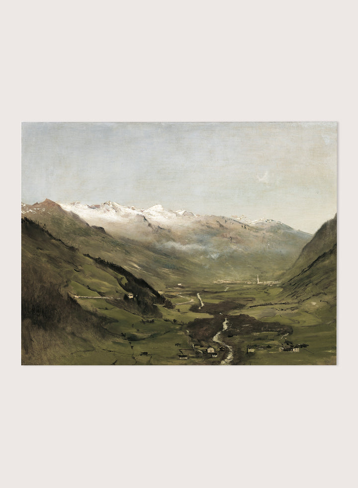 "The Gastein Valley" Art Print