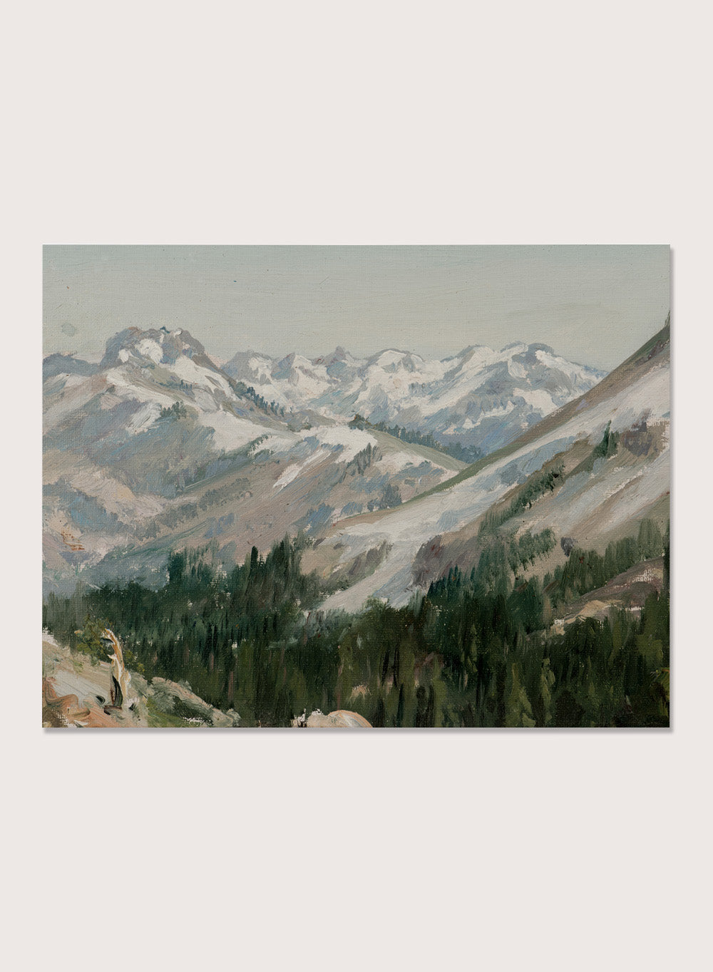 "First Snow" Art Print