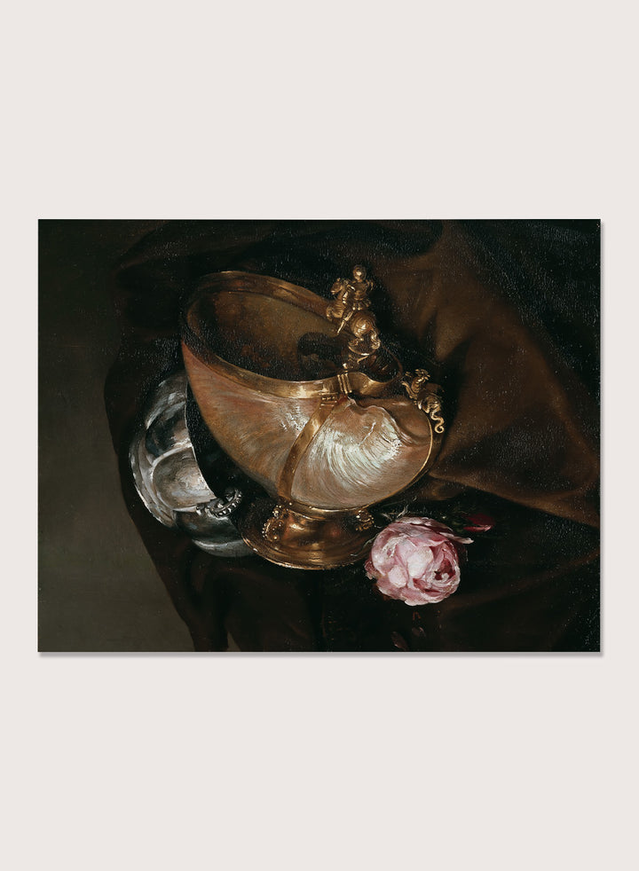 "Still Life with a Nautilus Goblet" Art Print