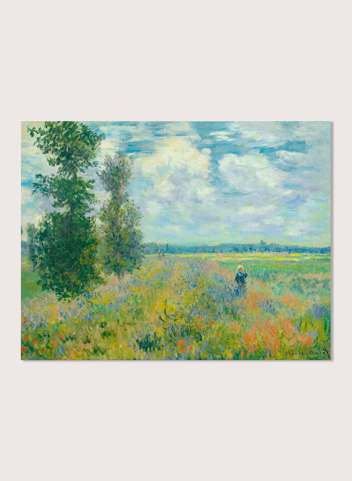 Claude Monet Poppy Fields near Argenteuil 1875 Art Print