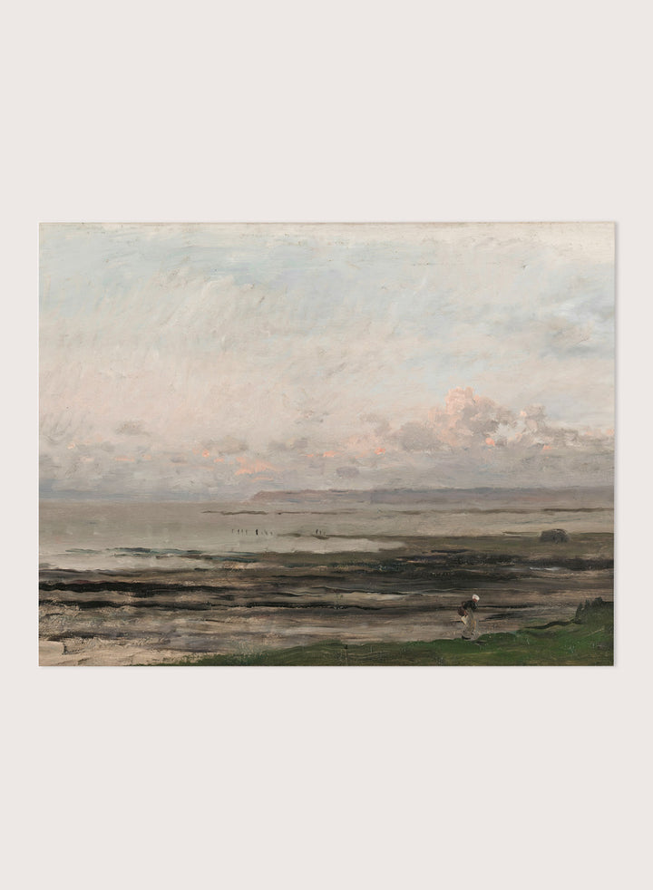 "Beach at Ebb Tide" Art Print
