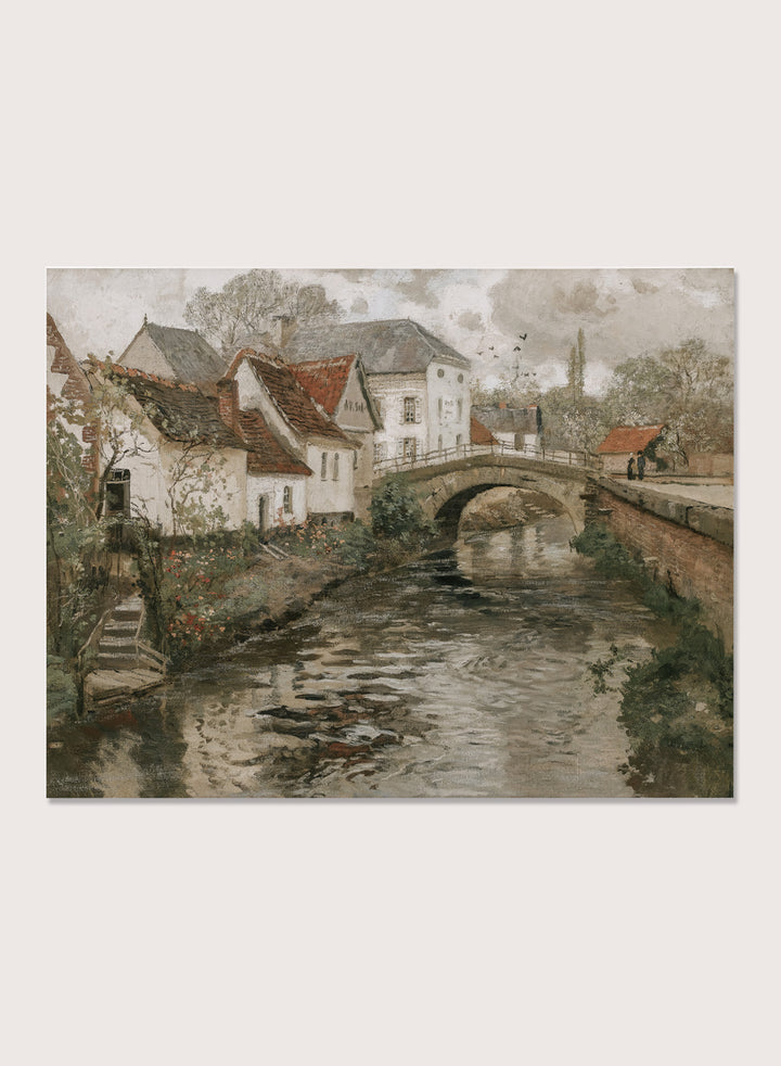 "Small Town Near La Panne, Belgium" Art Print