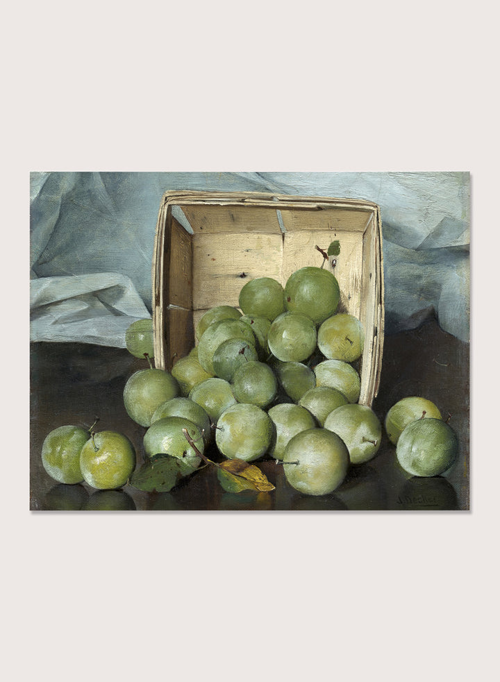 "Green Plums" Art Print