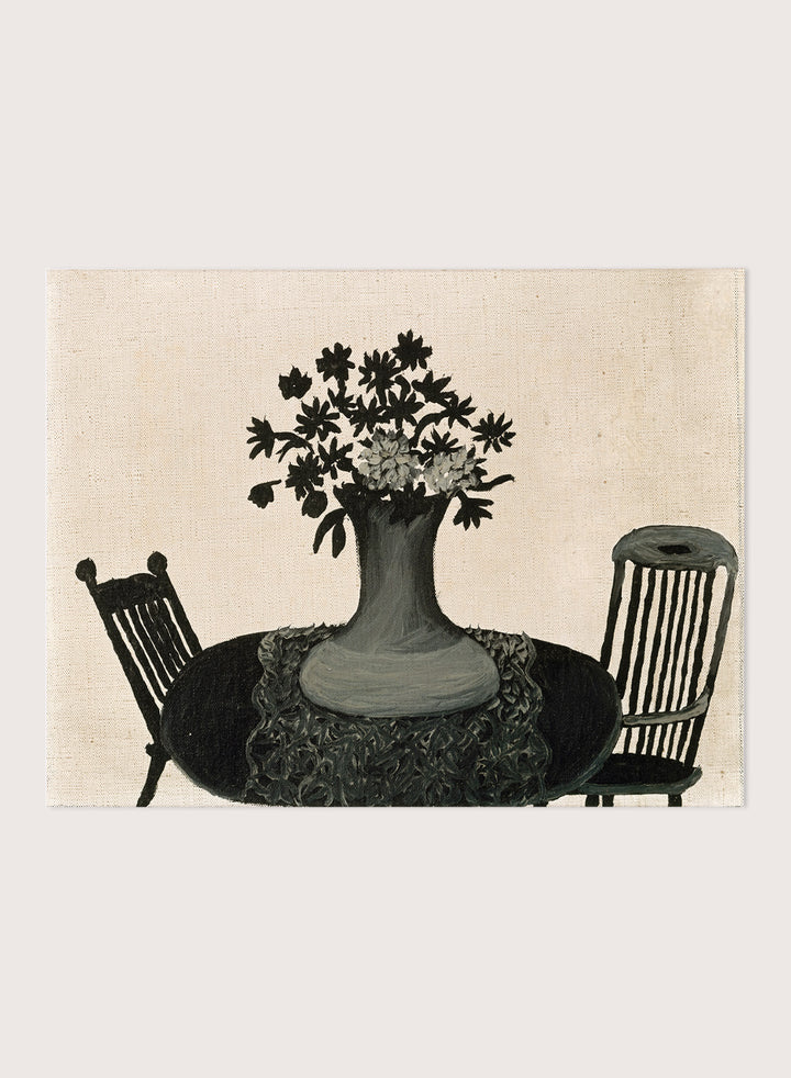"Table and Two Chairs" Art Print