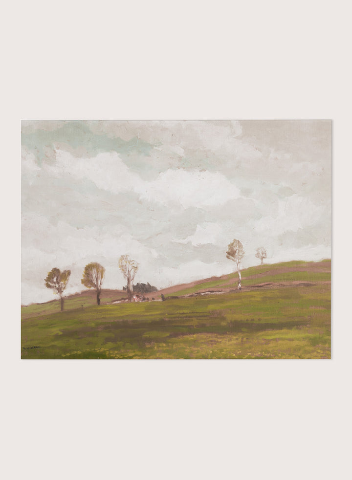 "Landscape in the Vicinity of Kameničky" Art Print