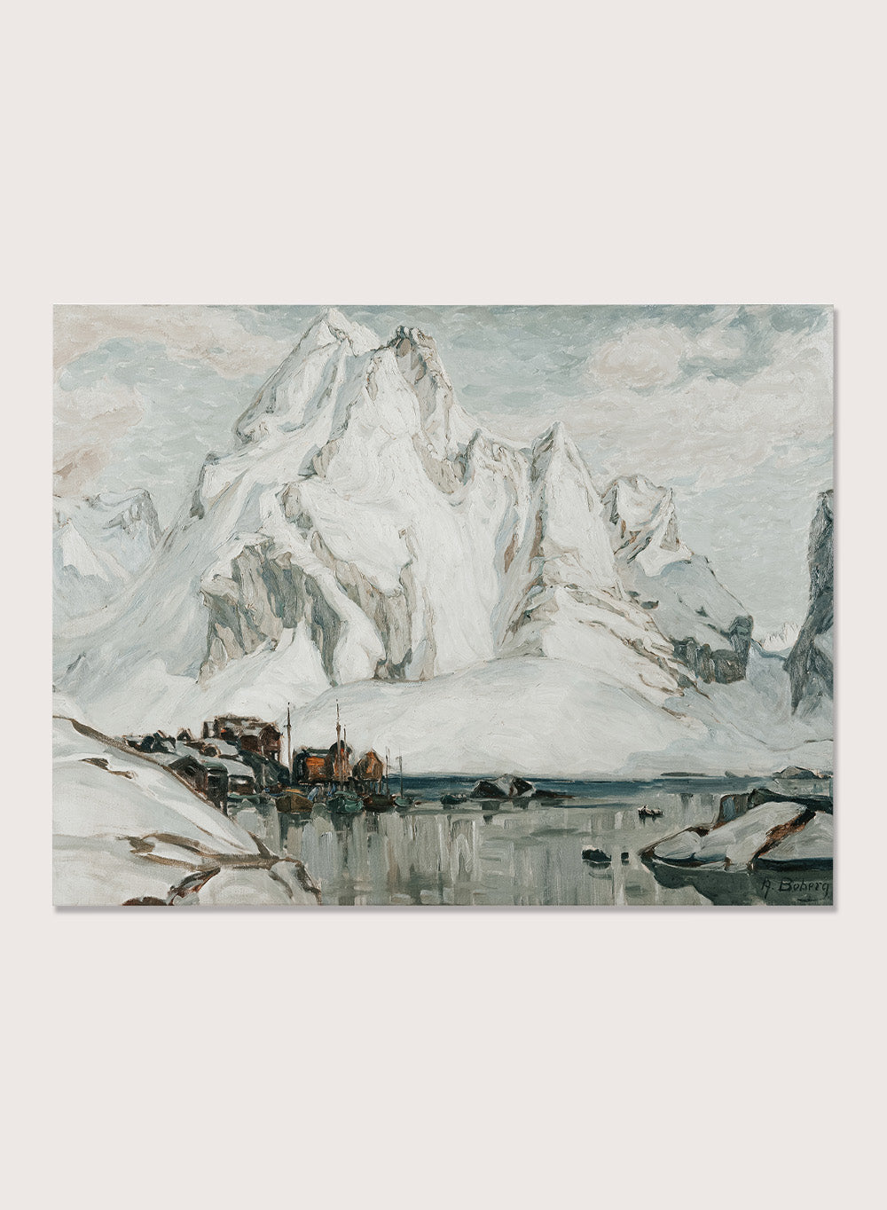 "After the Massacre. Study from North Norway" Art Print
