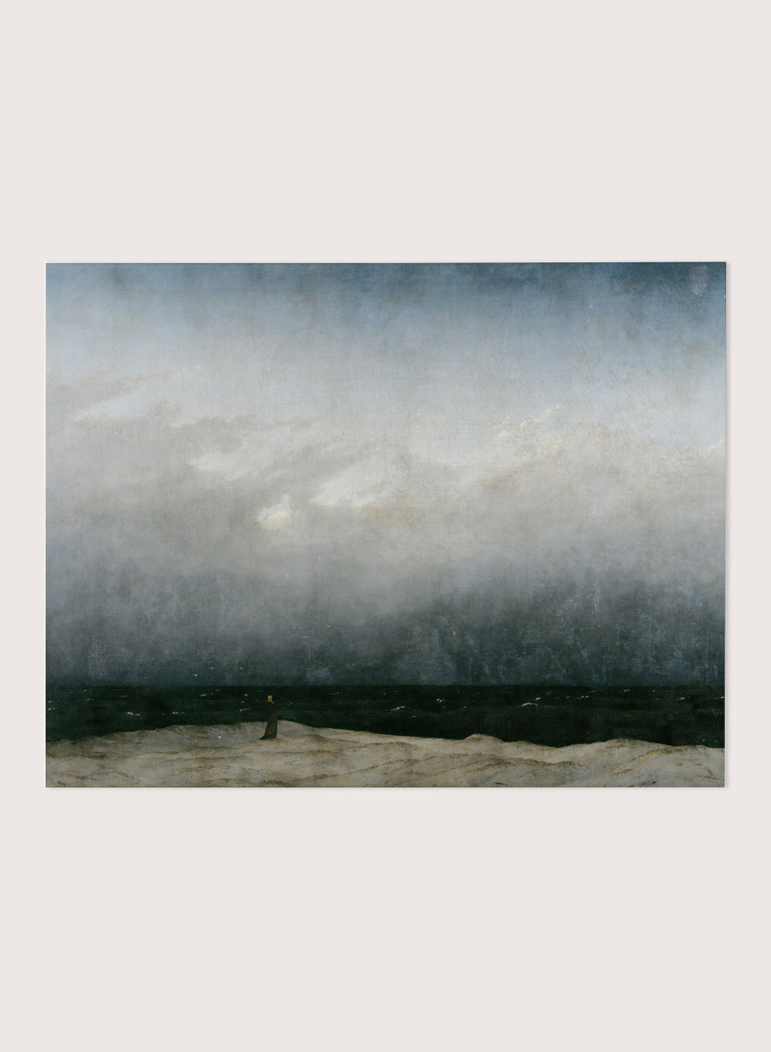 "Monk by the Sea" Art Print