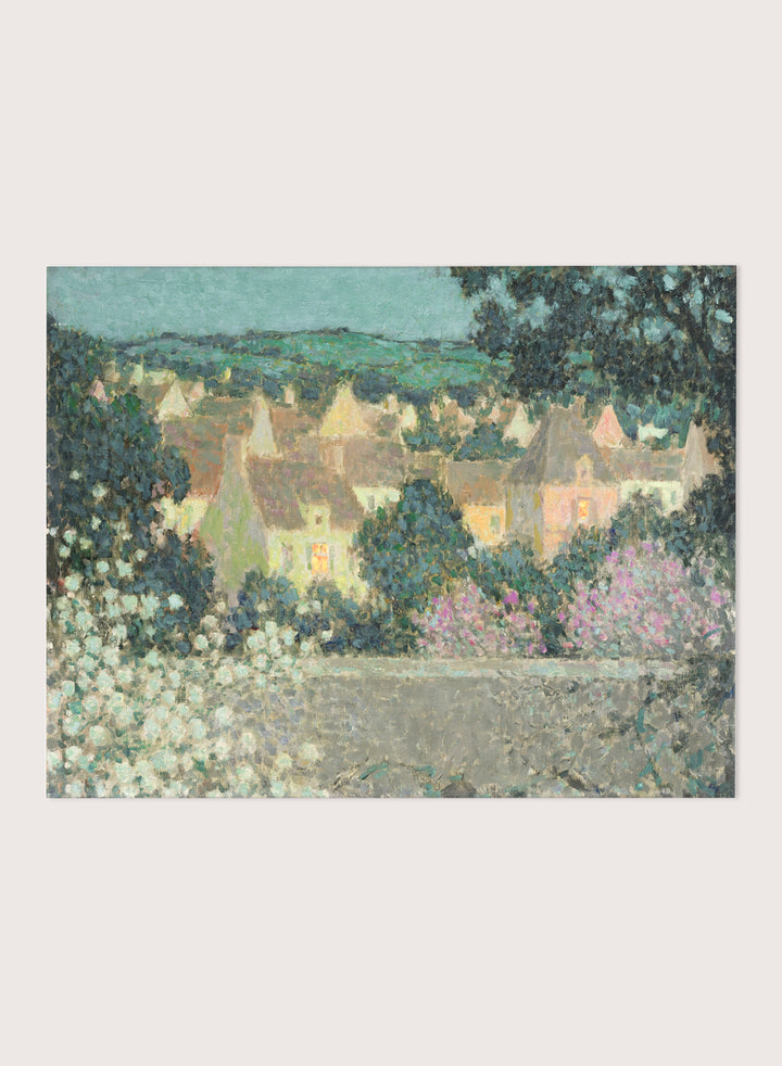 "The Rooftops, Composition" Art Print