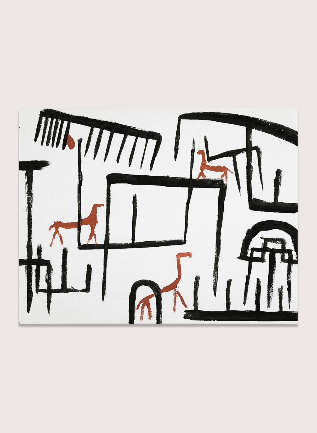 Paul Klee Animals in an Enclosure 1938 Art Print
