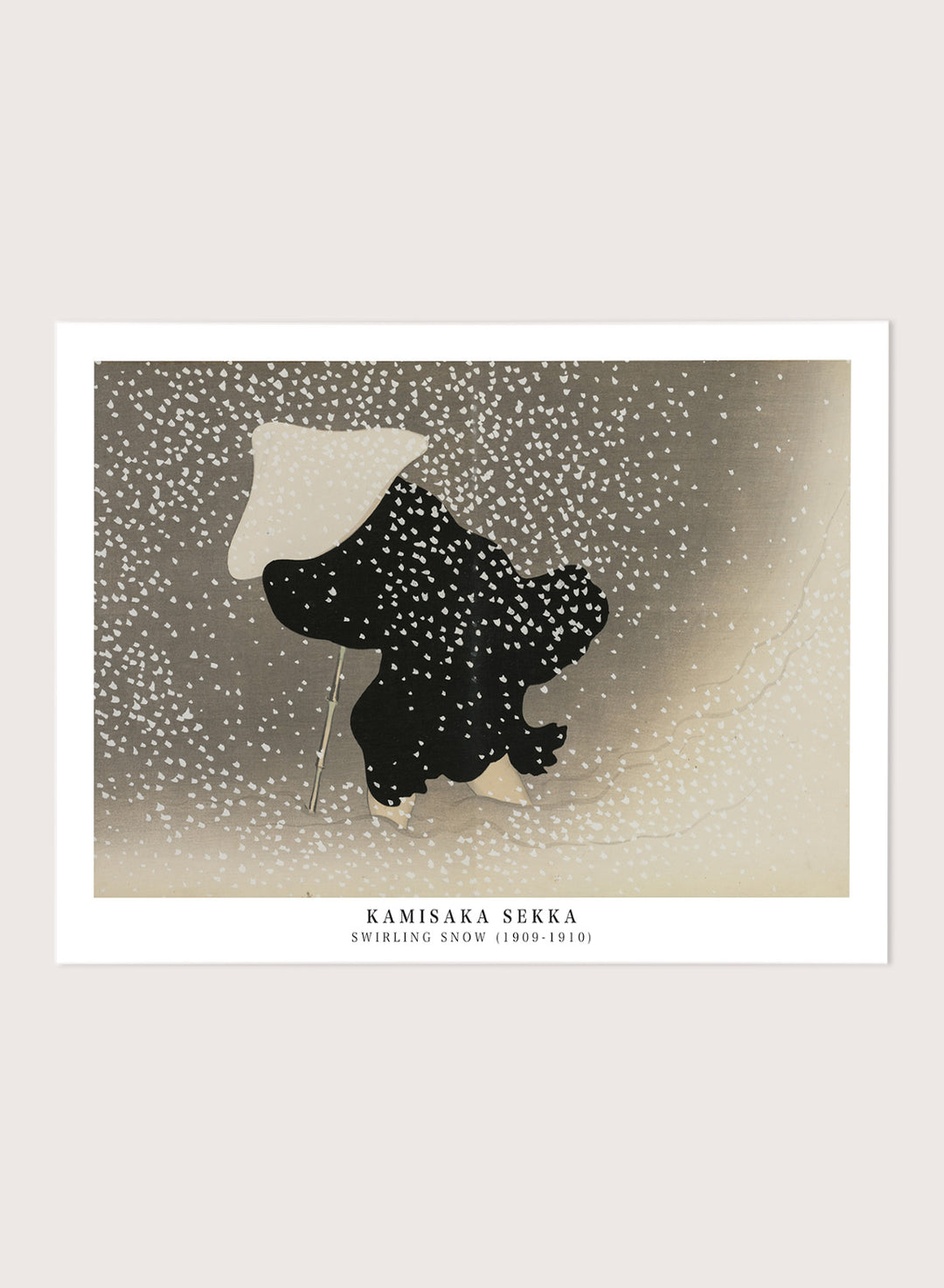 Kamisaka Sekka "Swirling Snow" Art Print
